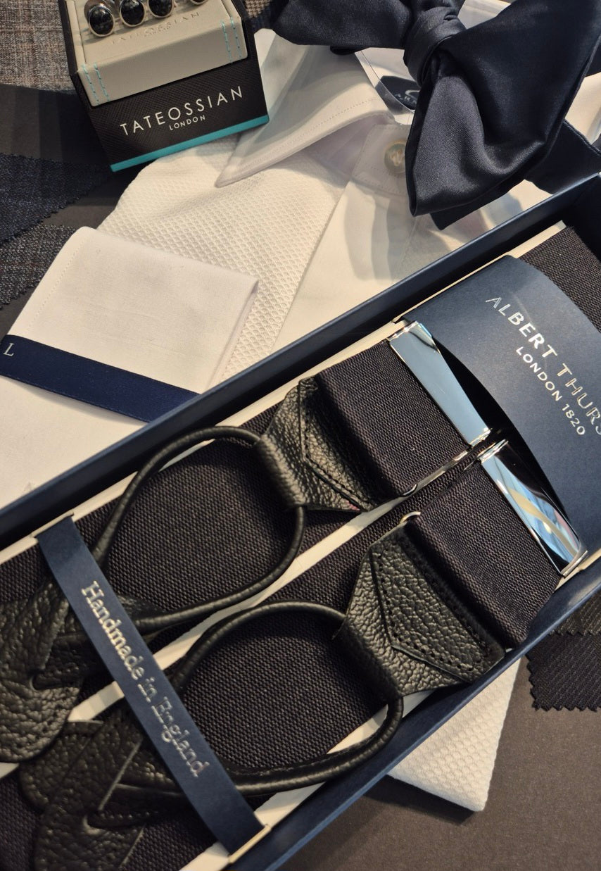 Black Albert Thurston braces