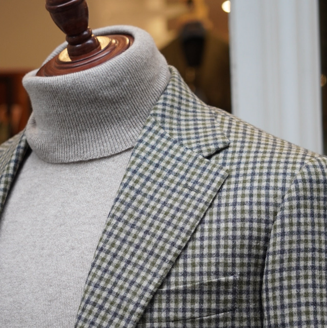 Somerset Fox Brothers gun club check sports coat