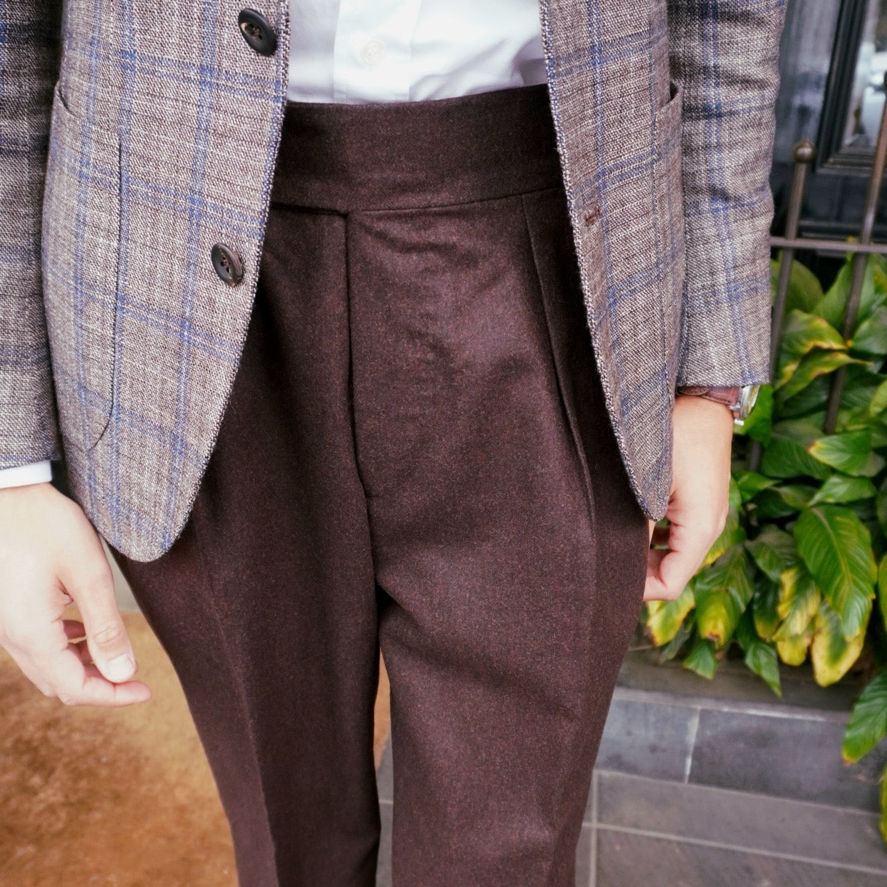Floridiana dark green Corduroy men's suit