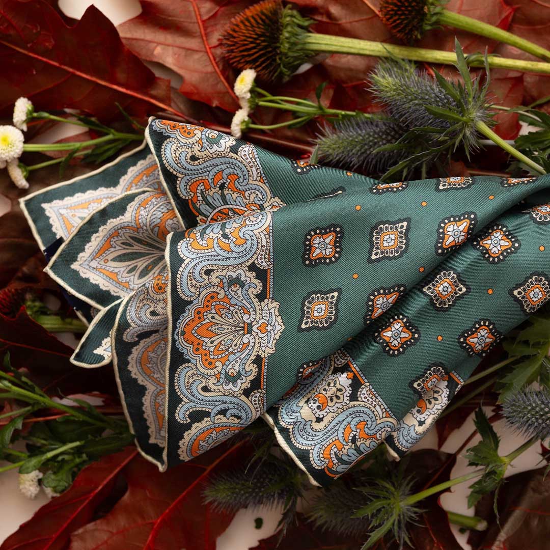 Serà Fine Silk Gelsomino pocket square