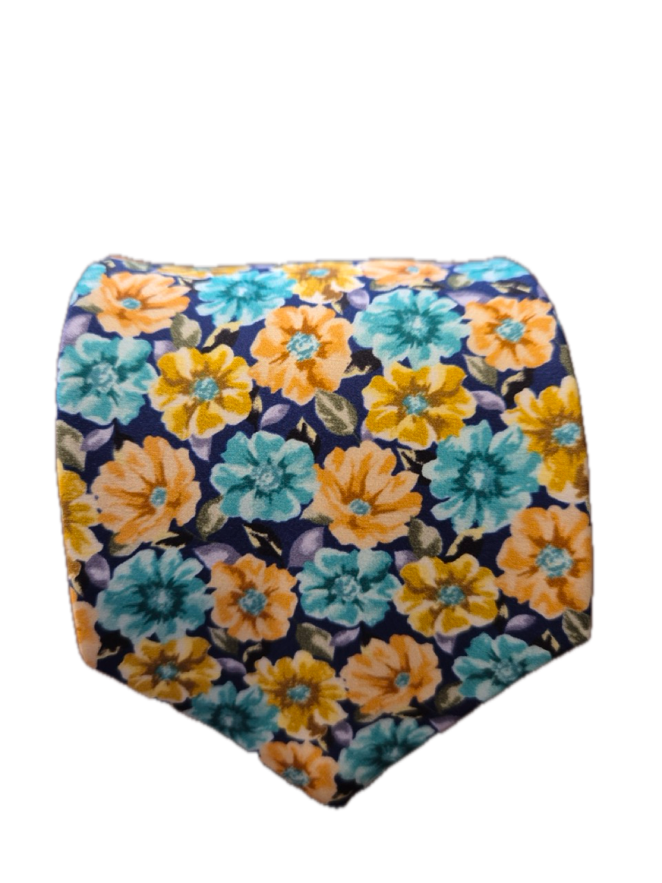 Chianti Navy Floral silk tie