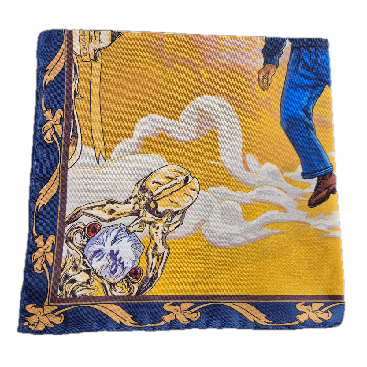 Serà Fine Silk Sunset in Florence silk pocket square