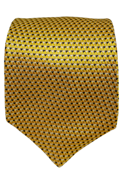 Baia Yellow Seven-fold silk tie