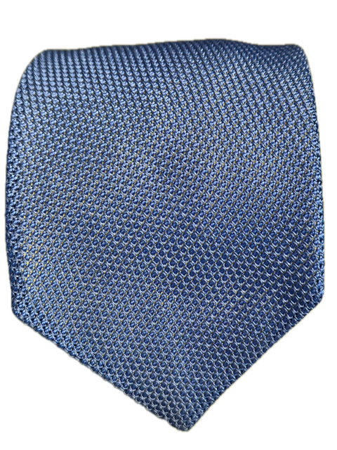 Fontanelle blue grenadine silk tie