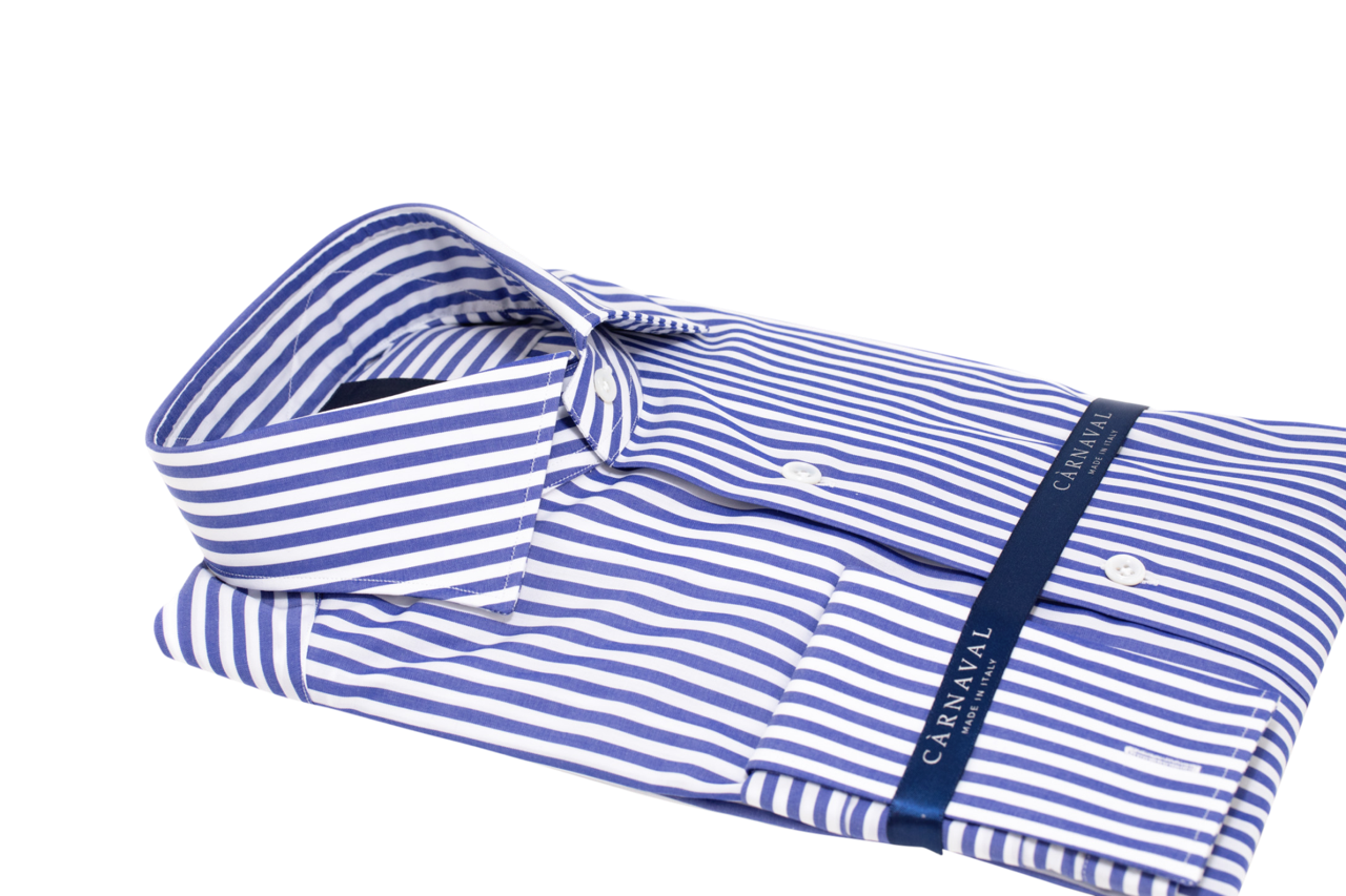 Gramsci blue and white men's shirt