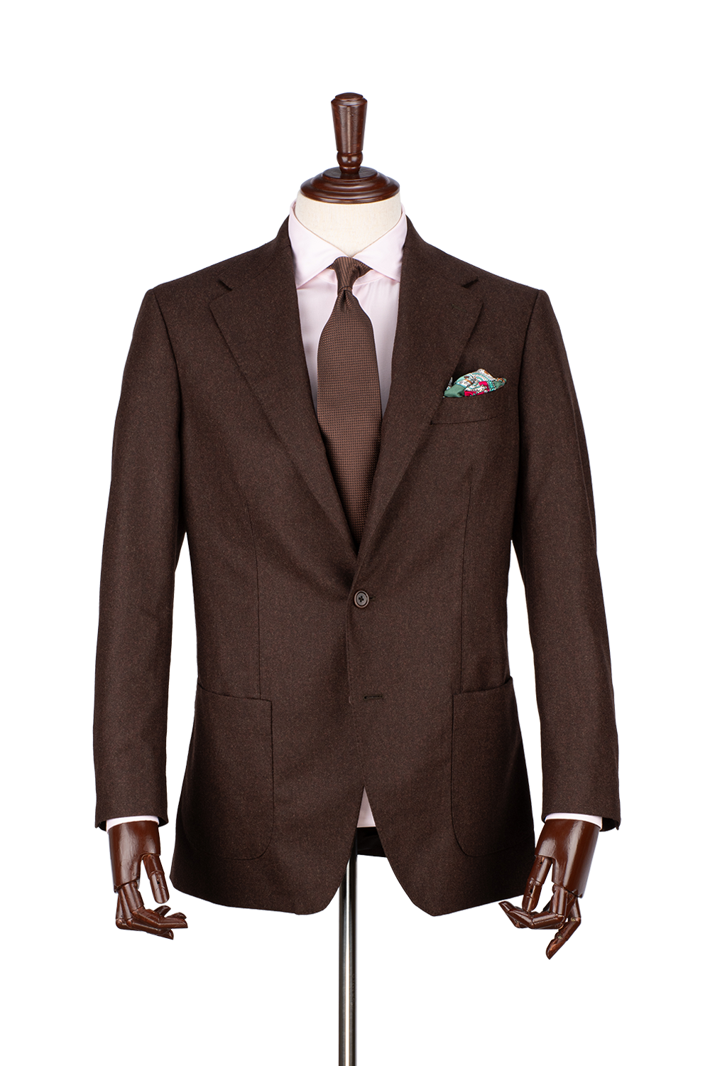 Gambrinus brown light flannel men's suit