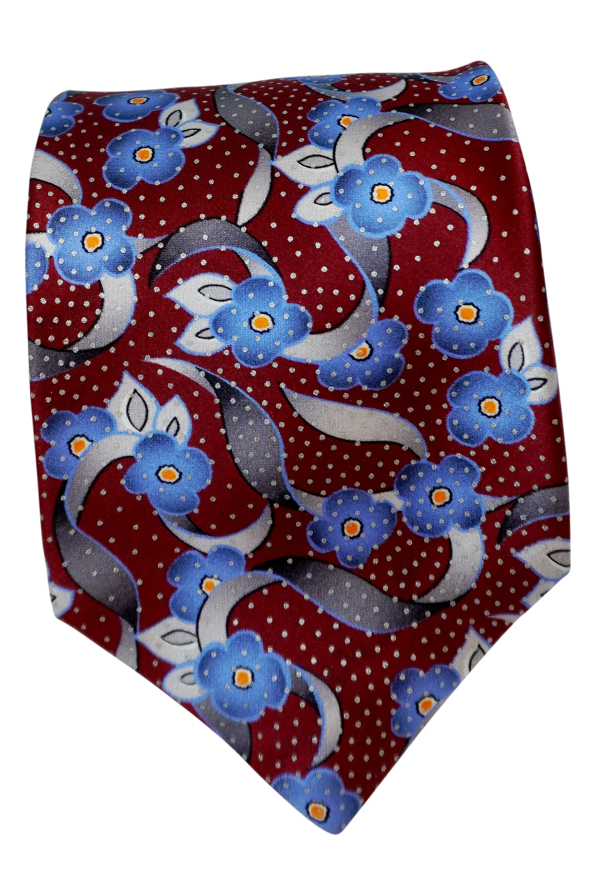 Martiri Floral silk tie