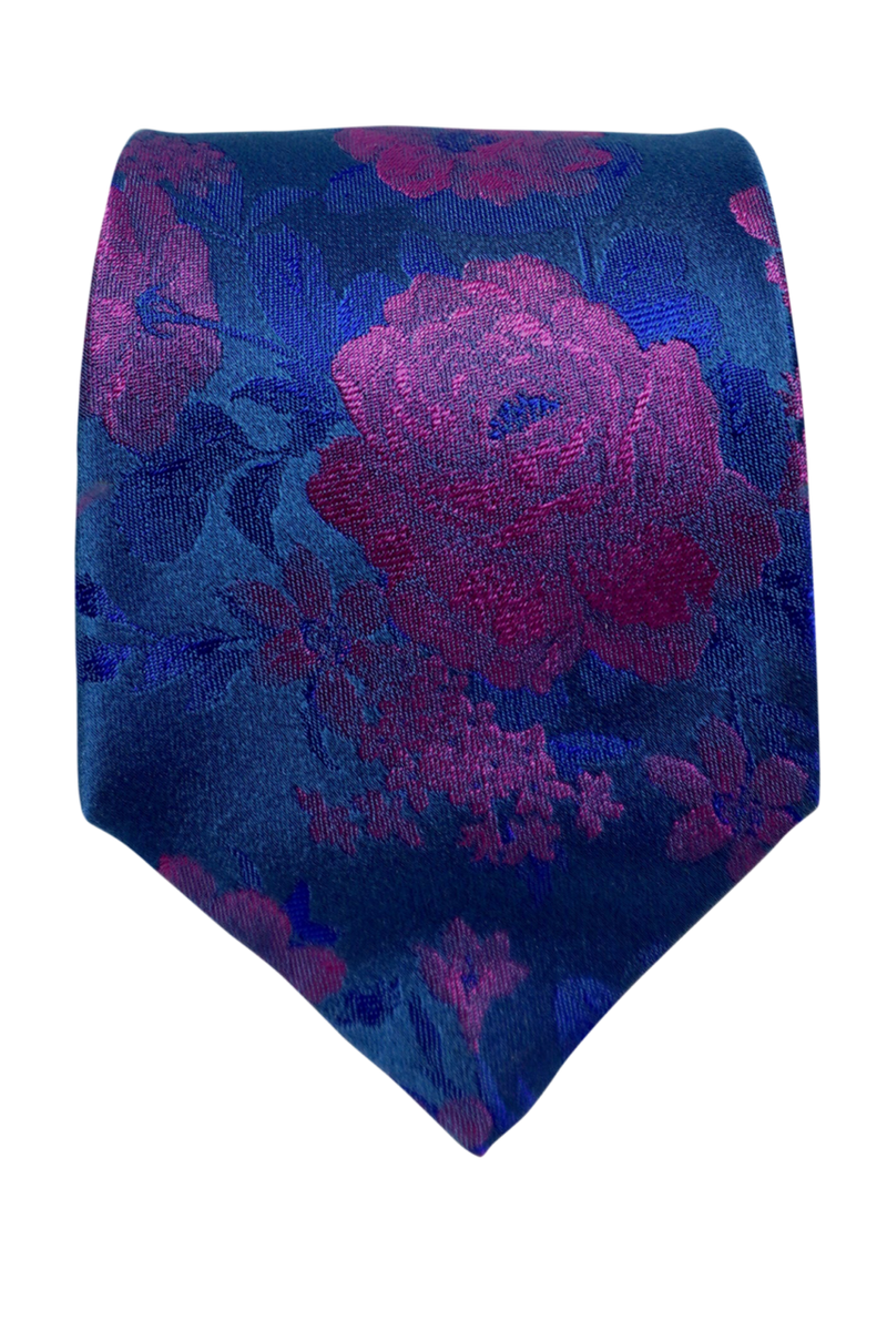 Vietri Floral Seven-fold silk tie