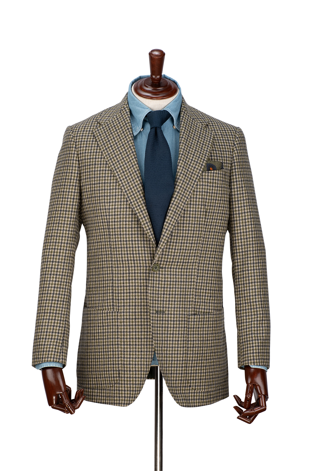 Somerset Fox Brothers gun club check sports coat