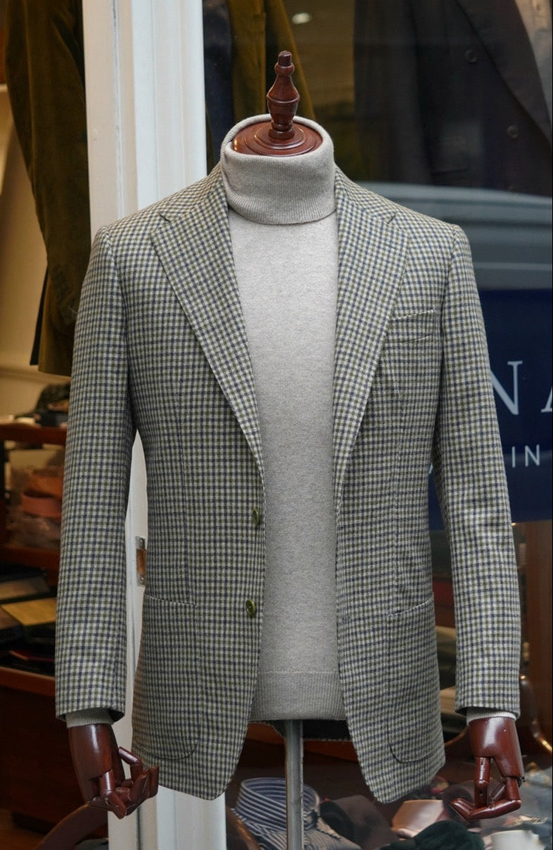 Somerset Fox Brothers gun club check sports coat