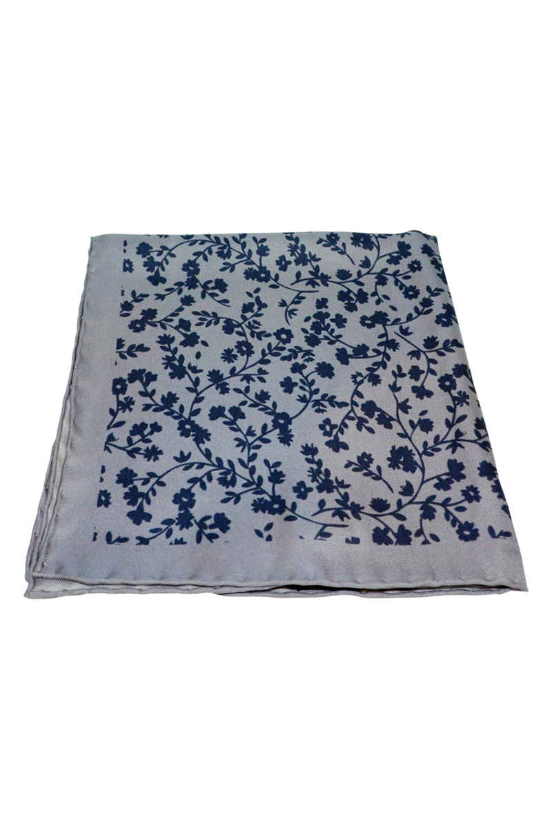 Arcella floral silk pocket square