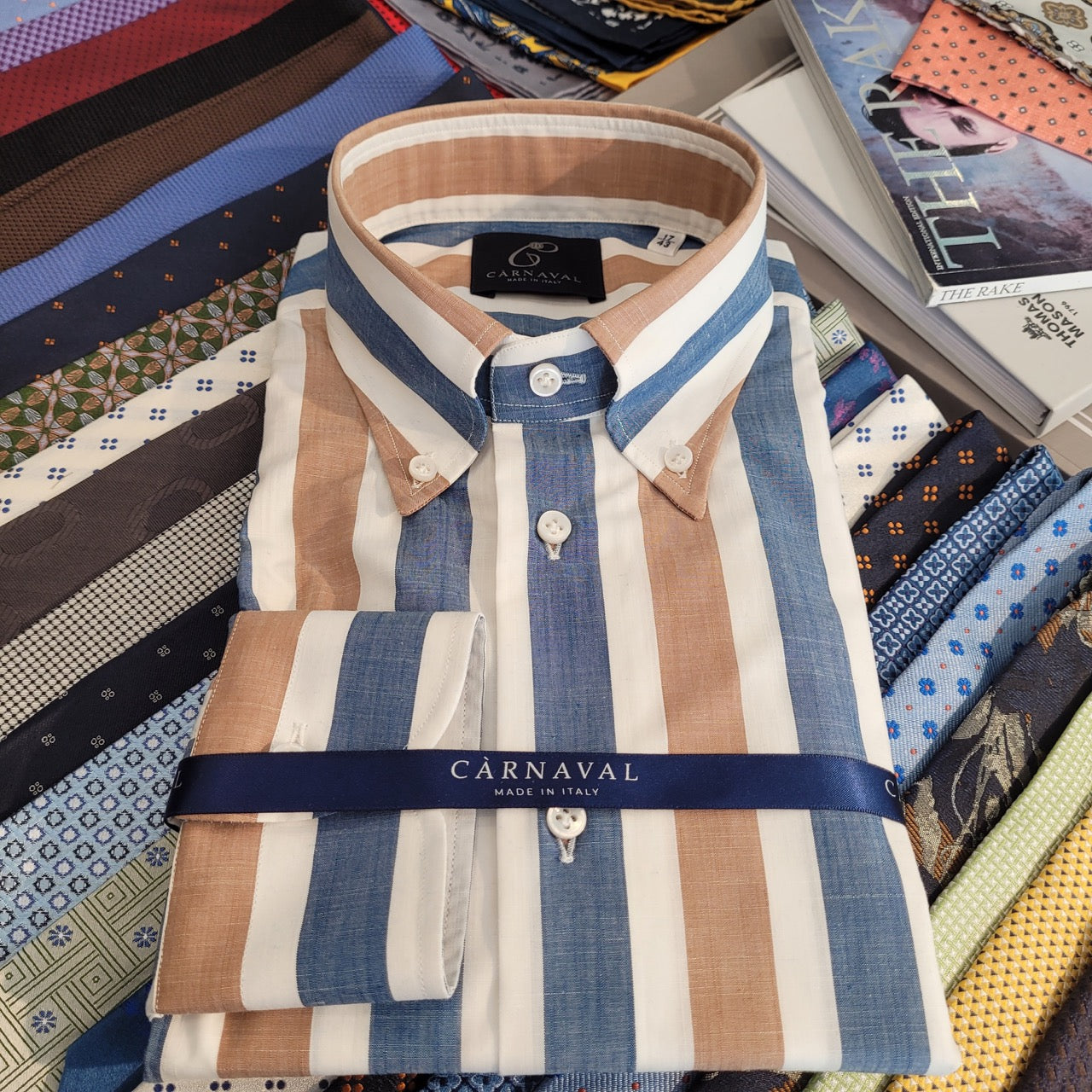 Minori multi striped men’s shirt