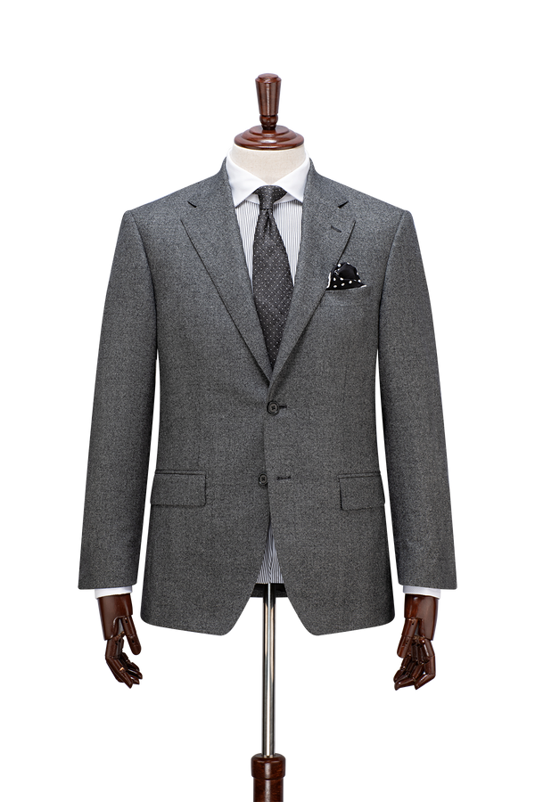 Scugnizzo Grey salt and pepper men’s suit