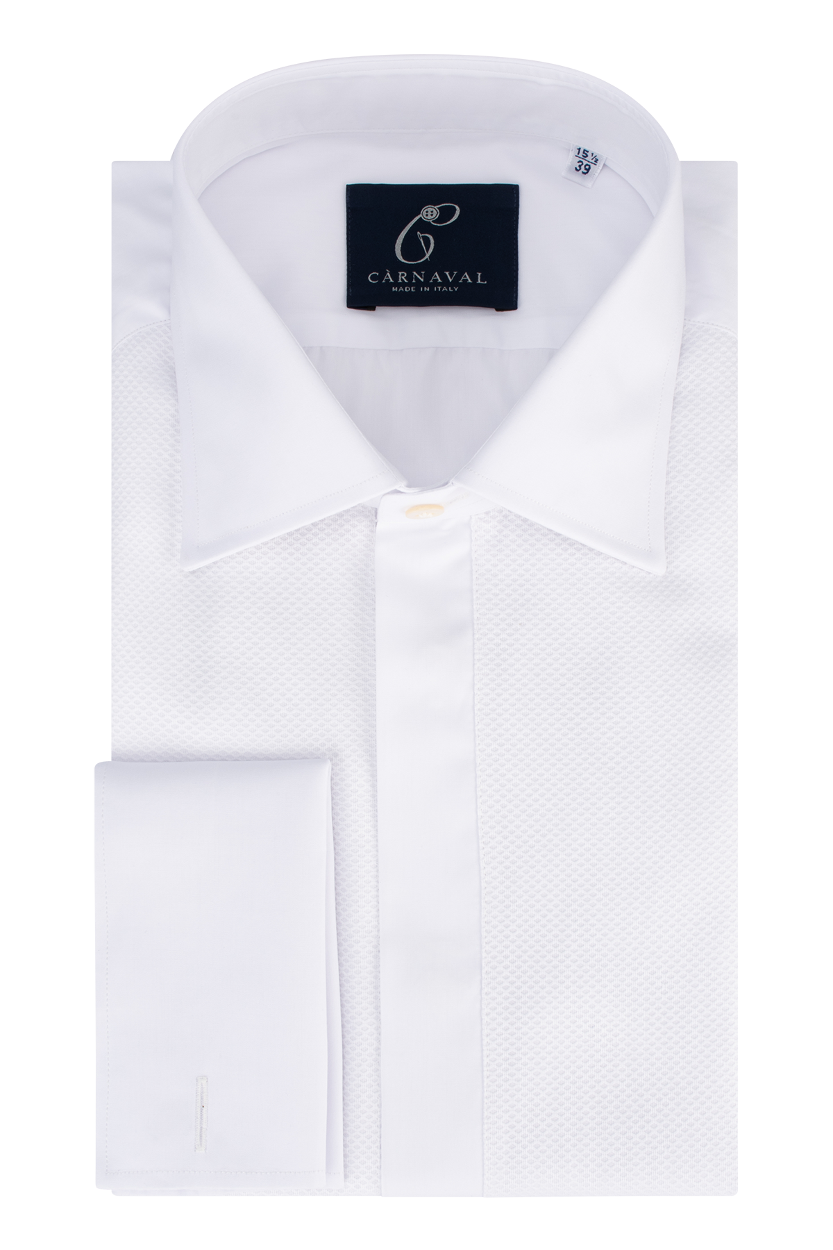 San Carlo white tuxedo shirt