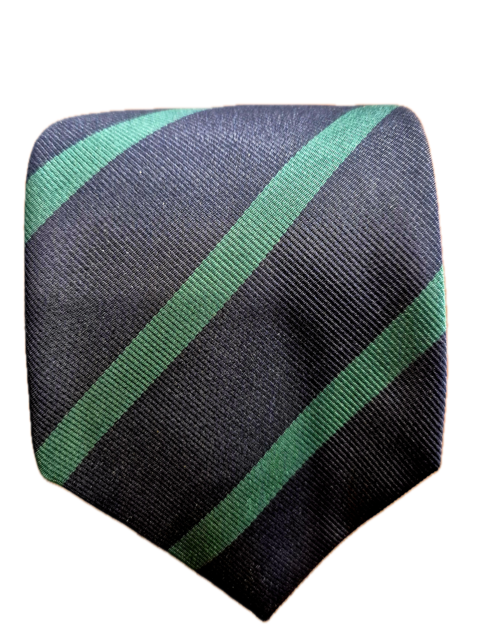 Rocce Dark Green and Navy seven-fold silk tie