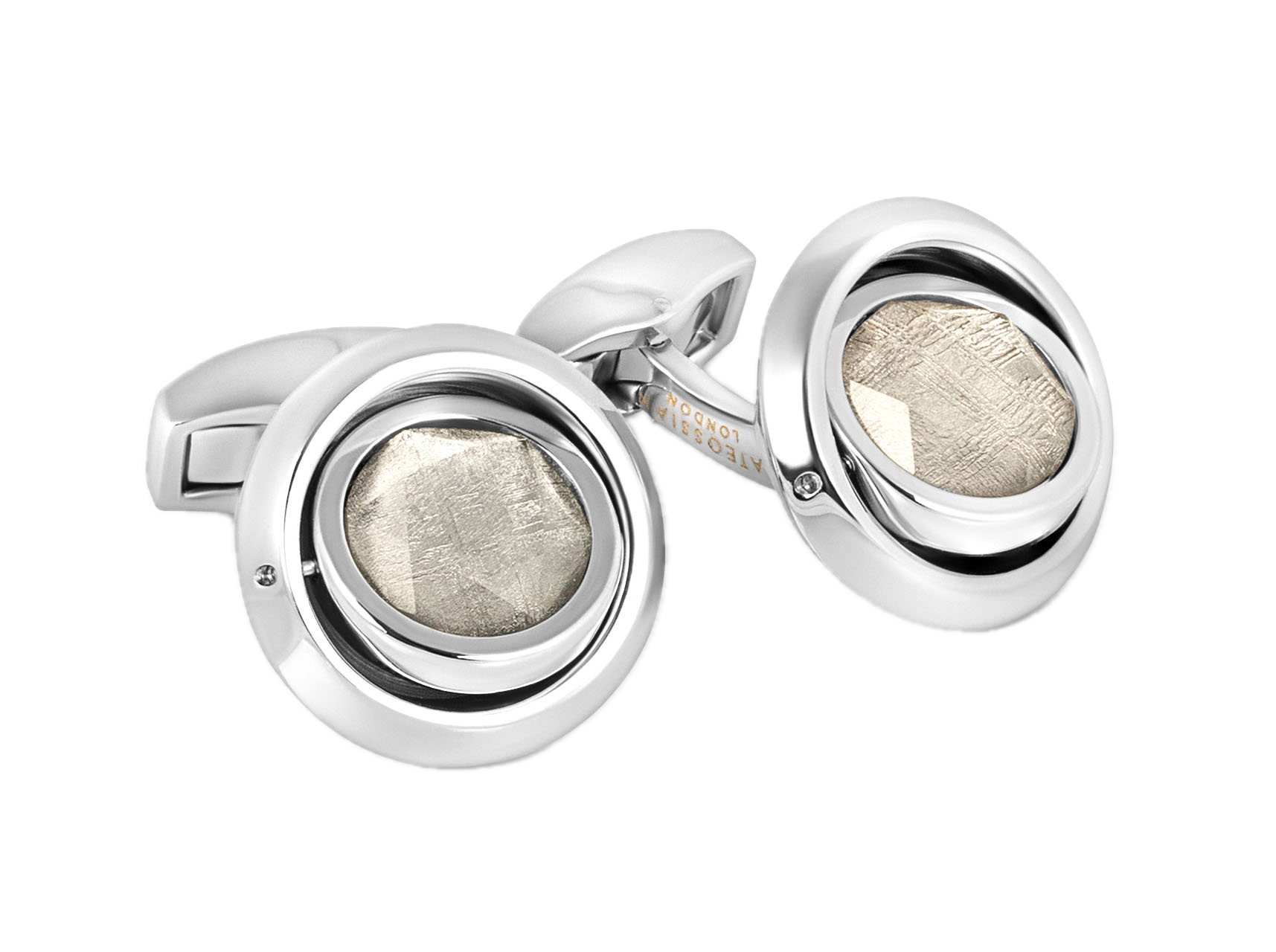 Tateossian swivelling Meteorites cufflinks