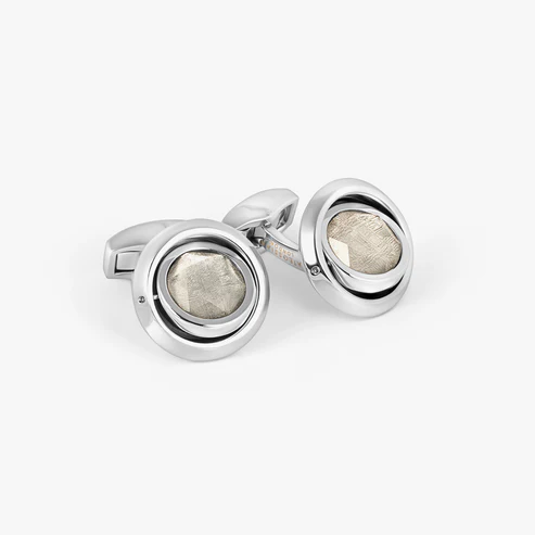 Tateossian swivelling Meteorites cufflinks