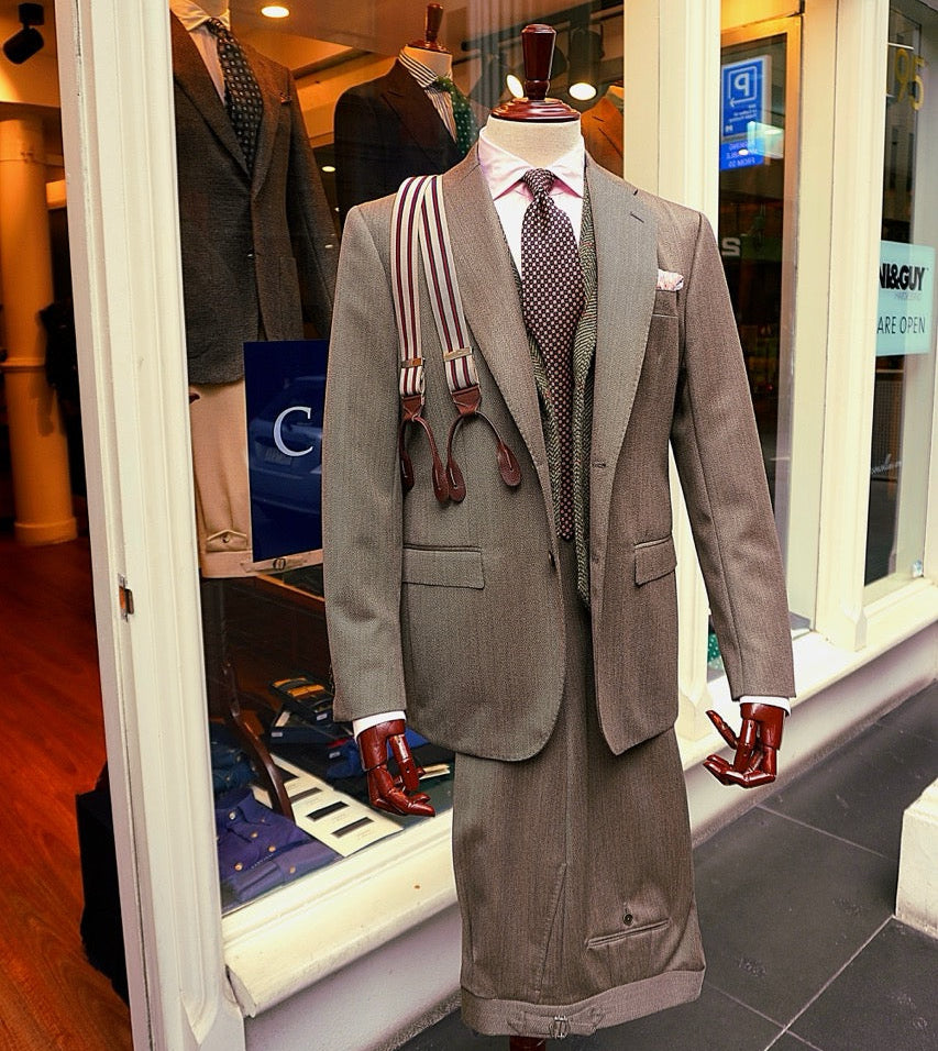 Felice Covert wool men’s suit