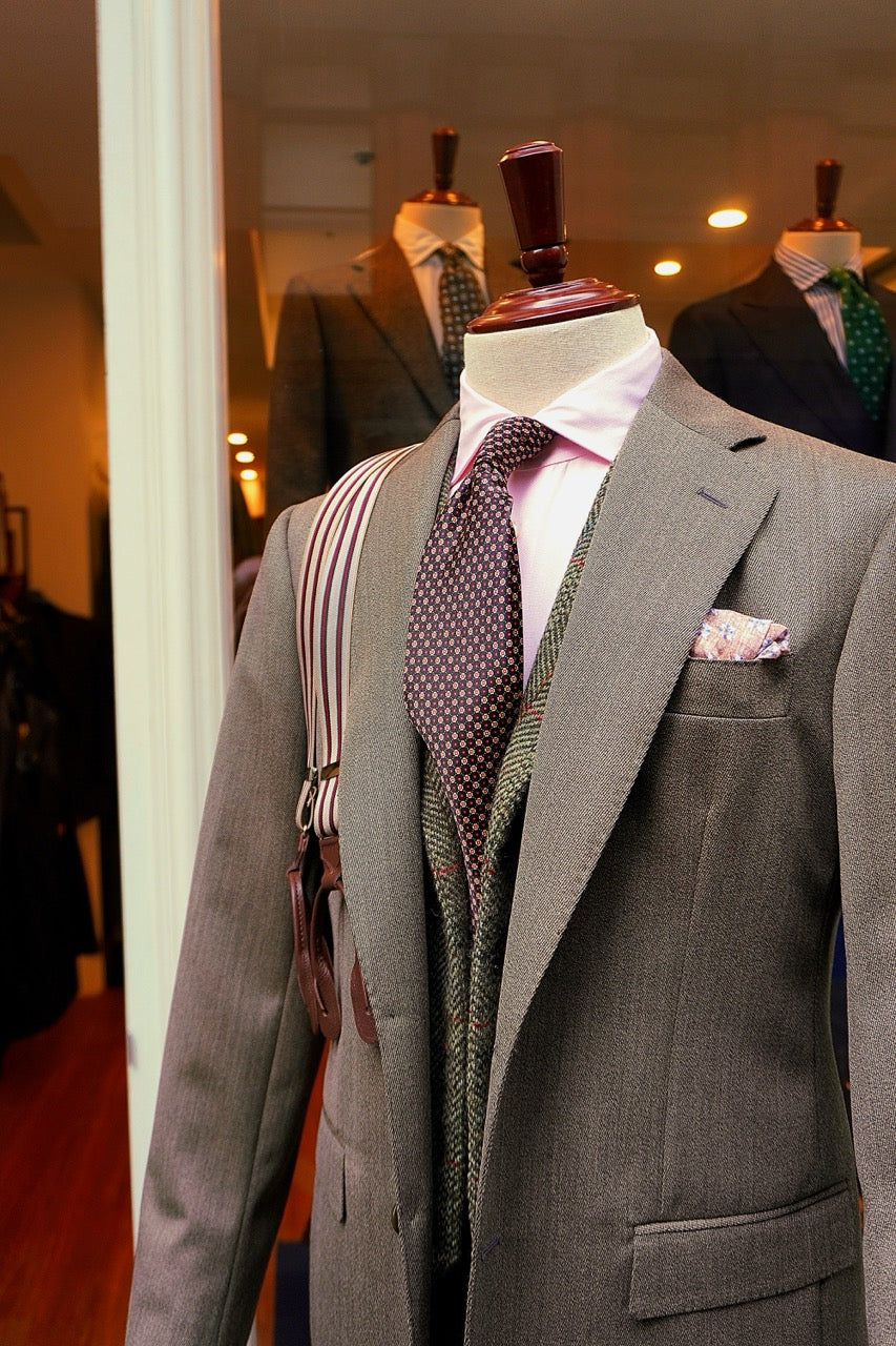 Felice Covert wool men’s suit