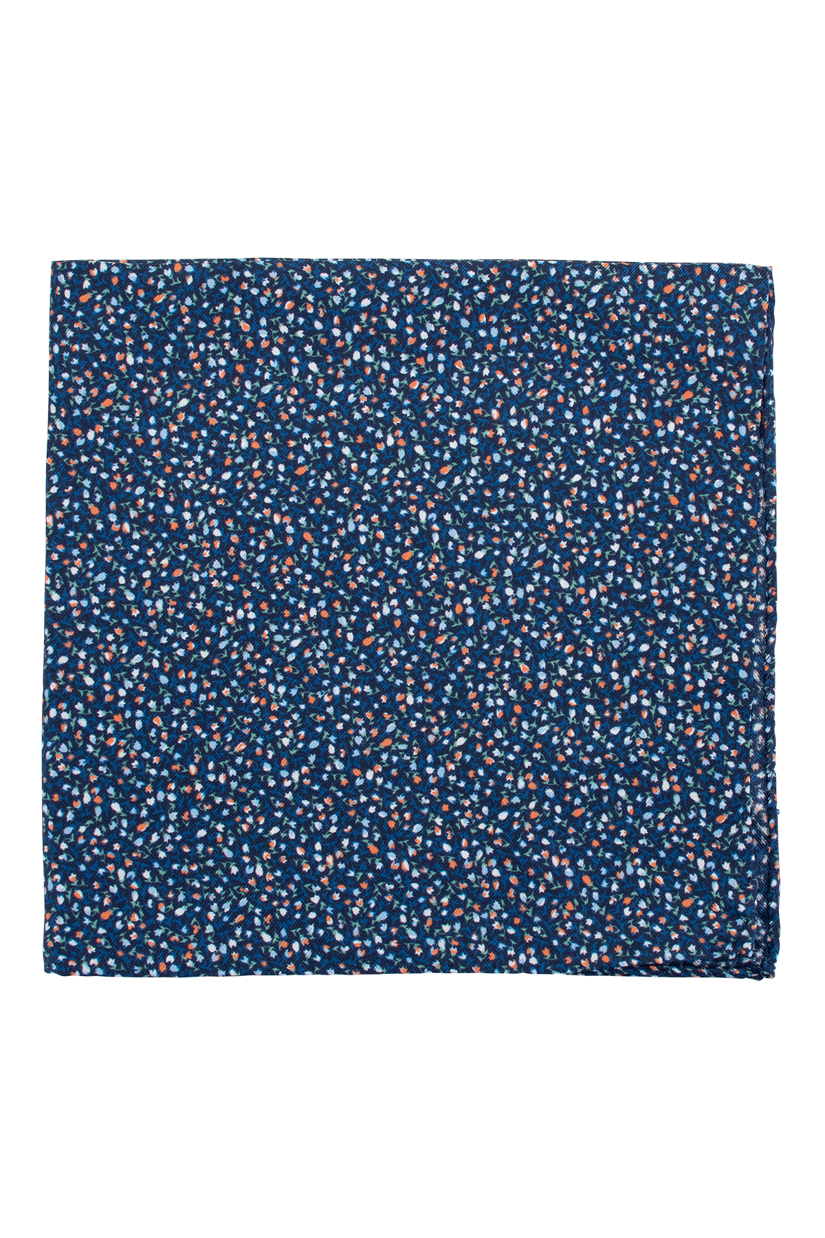 Barcelona multi coloured floral silk pocket square