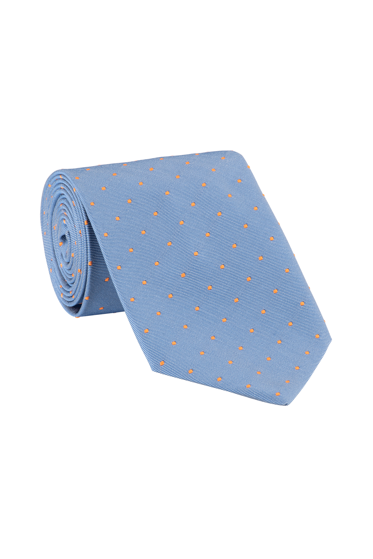 Flegrei three-fold silk tie