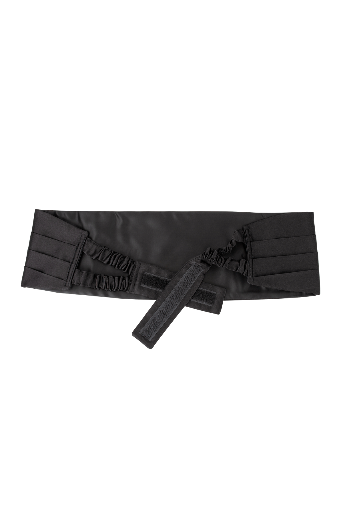 Etna black silk cummerbund